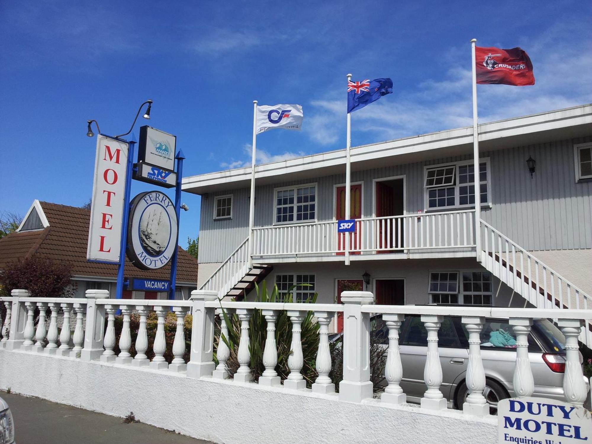 Ferry Motel Christchurch Exteriör bild